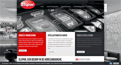 Desktop Screenshot of elspor.nl