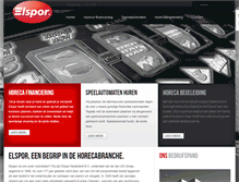 Tablet Screenshot of elspor.nl